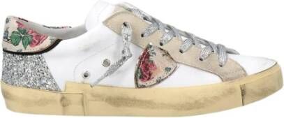 Philippe Model Lage Leren Sneakers Prsx Beige Dames