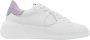 Philippe Model Witte+Lichtblauwe Sneakers met Metallic Accenten White Dames - Thumbnail 24