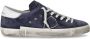 Philippe Model Sneakers met Used-Look van suède Blue Heren - Thumbnail 2