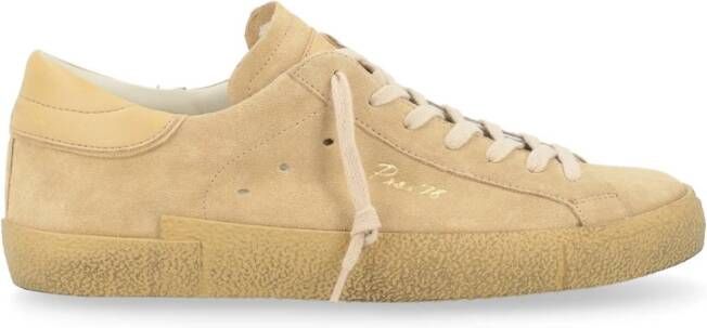 Philippe Model Lage Sneakers in Zwart Beige Heren