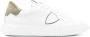 Philippe Model Canvas Leren Sneakers Wit Groen White Heren - Thumbnail 1