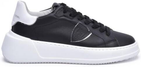 Philippe Model Lage Temple Sneakers met Rubberen Zool