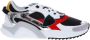 Philippe Model Lage Top Sneaker Abstract Patroon Ontwerp Rood Heren - Thumbnail 1