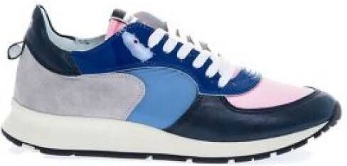 Philippe Model Lage Top Sneaker Blauw Dames