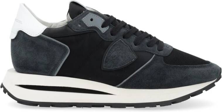 Philippe Model Lage Top Sneakers in Tropez Stijl Black Heren