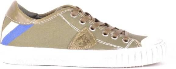 Philippe Model Lage Top Sneakers met Pailletten Groen Heren