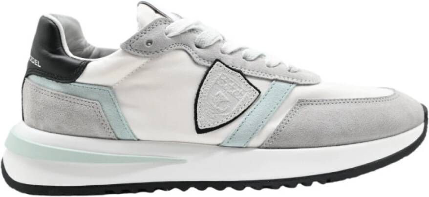 Philippe Model Lage Top Sneakers Mondial Blanc Multicolor Dames