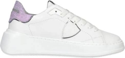 Philippe Model Lage Top Tres Temple Sneakers White Dames