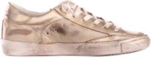 Philippe Model Leren Logo Sneakers Rubberen Zool