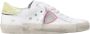 Philippe Model Prsx Witte Sneakers met Verouderd en Slangeneffect White Dames - Thumbnail 28