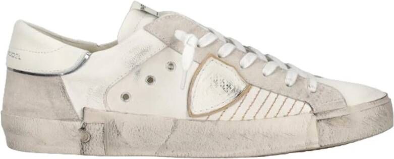 Philippe Model Leren Sneaker White Heren