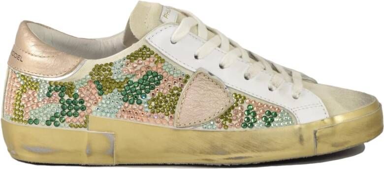 Philippe Model Leren Sneakers Multicolor Dames
