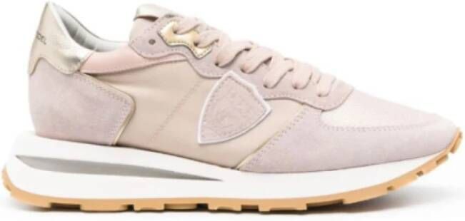 Philippe Model Leren Tropez Sneakers voor Vrouwen Pink Dames