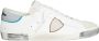 Philippe Model Leren Vetersluiting Sneakers White Heren - Thumbnail 1