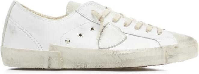 Philippe Model Logo Patch Sneakers White Heren