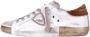 Philippe Model Low-Top Sneakers Prsx Low Metal Silver Sneaker in wit - Thumbnail 4