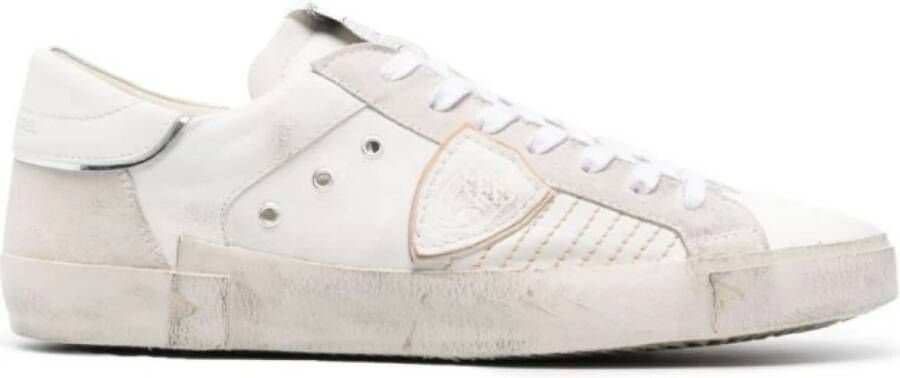 Philippe Model Low Mixage Pop Sneakers Wit White Heren
