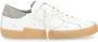 Philippe Model Witte Grijze Sneakers met Logo Applique - Thumbnail 1