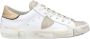 Philippe Model Vintage Leren Sneakers met Geborduurd Zig-Zag Badge White Dames - Thumbnail 2