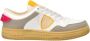 Philippe Model Lyon Tennisschoenen Dames Wit Fuchsia Multicolor Dames - Thumbnail 9