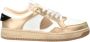 Philippe Model Wit Goud Lyon Lage Sneakers Multicolor Dames - Thumbnail 1