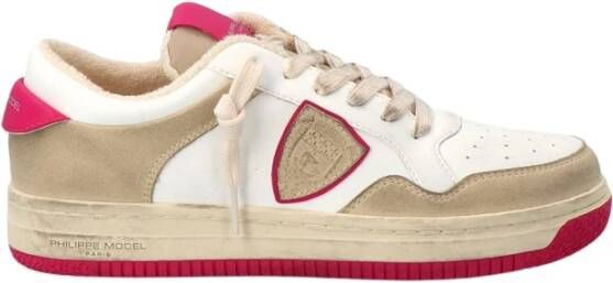 Philippe Model Lyon Recycle Mixage sneakers Beige Dames