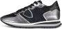 Philippe Model Winter Sneakers met Metallic Accenten Grijs Dames - Thumbnail 11