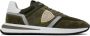Philippe Model Military Green and White Suede Tropez 2.1 Sneakers - Thumbnail 3