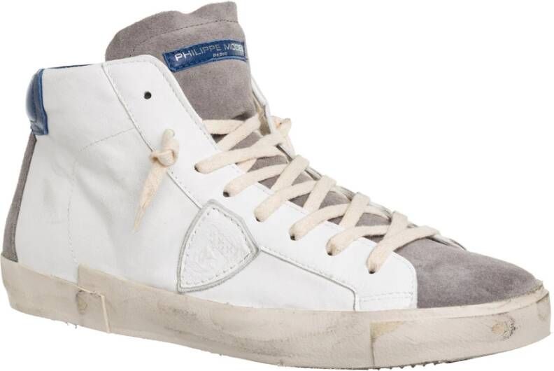 Philippe Model Moderne Herensneakers Wx12 Bianco Grigio White Heren