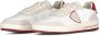 Philippe Model Vintage Basketbal Geïnspireerde Sneakers Wit Bordeaux White Heren - Thumbnail 20