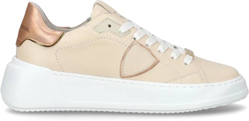 Philippe Model Moderne Nude Tres Temple Sneaker Pink Dames