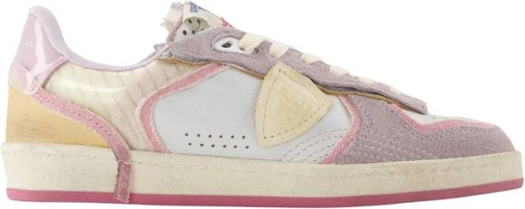 Philippe Model Multicolor Leren Sneakers met A delvormige Neus