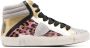 Philippe Model Multicolor Luipaardprint Glitter Sneakers Multicolor Dames - Thumbnail 1