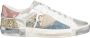 Philippe Model Unieke Lichtblauw Goud Tennisschoenen Multicolor Dames - Thumbnail 1