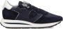 Philippe Model Navy Blauw Suède Mesh Sneakers - Thumbnail 1