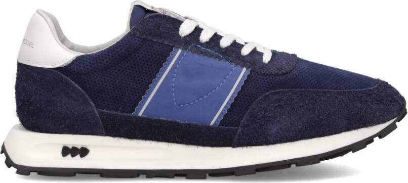 Philippe Model Navy Blauwe Sportschoenen