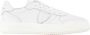 Philippe Model Nice LOW Witte Leren Sneakers White Heren - Thumbnail 1