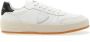 Philippe Model Nicetomaia Leren Sneakers Wit Zwart White Heren - Thumbnail 1