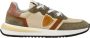 Philippe Model Beige Sneakers met Nylon en Suède Beige Dames - Thumbnail 1