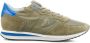 Philippe Model Blauw Groen Nylon Leren Sneakers voor Heren Green Heren - Thumbnail 8