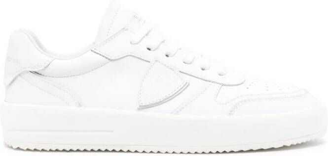 Philippe Model Optisch Witte Leren Sneakers White Dames
