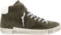 Philippe Model Groene hoge sneakers in verweerde stijl Green Heren - Thumbnail 1