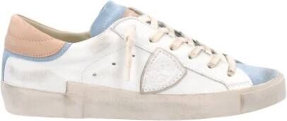 Philippe Model Witte Aw23 Damessneakers Stijlvol en Comfortabel Wit Dames
