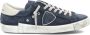 Philippe Model Blauwe Leren Sneakers met Contrasterende Details Blue Heren - Thumbnail 6