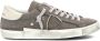 Philippe Model Grijze Leren Sneakers met Logo Patch Gray Heren - Thumbnail 5