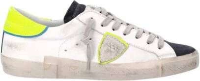 Philippe Model Paris Lage Herensneakers Urban Chic Stijl White Heren