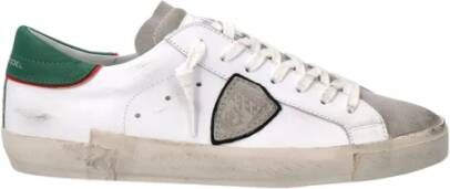 Philippe Model Paris Lage Herensneakers Wit Heren