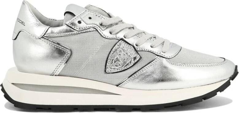 PHILIPPE MODEL Lage Sneakers Dames Tropez Haute Low Woman Maat: 37 Materiaal: Textiel Kleur: Beige - Foto 10
