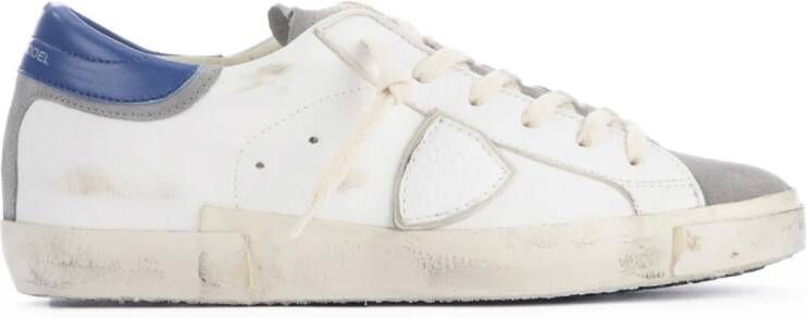 Philippe Model Stijlvolle witte sneakers voor moderne mannen White Heren