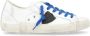 Philippe Model Paris X Leren Sneaker in Wit Zwart en Blauw White Heren - Thumbnail 1